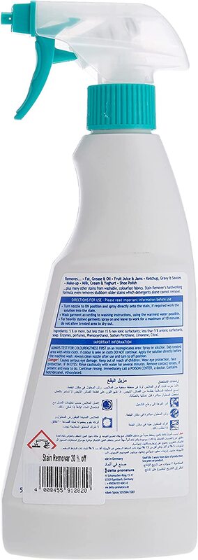 Dr. Beckmann Pre Wash Stain/Dirt Remover Spray, 500ml