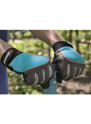 Gardena Medium Tool Gloves, Grey/Blue/Orange