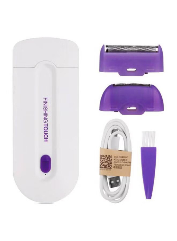 Finishing Touch Electric Laser Epilator, White/Purple