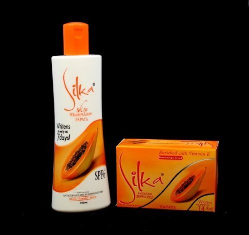 

Silka Papaya Skin Whitening Set, 2 Pieces