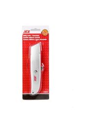 Ace 5.5 inch Sliding Utility Knife, Silver