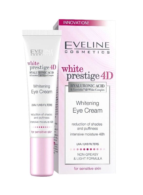 Eveline White Prestige 4D Whitening Eye Cream, 1 Piece