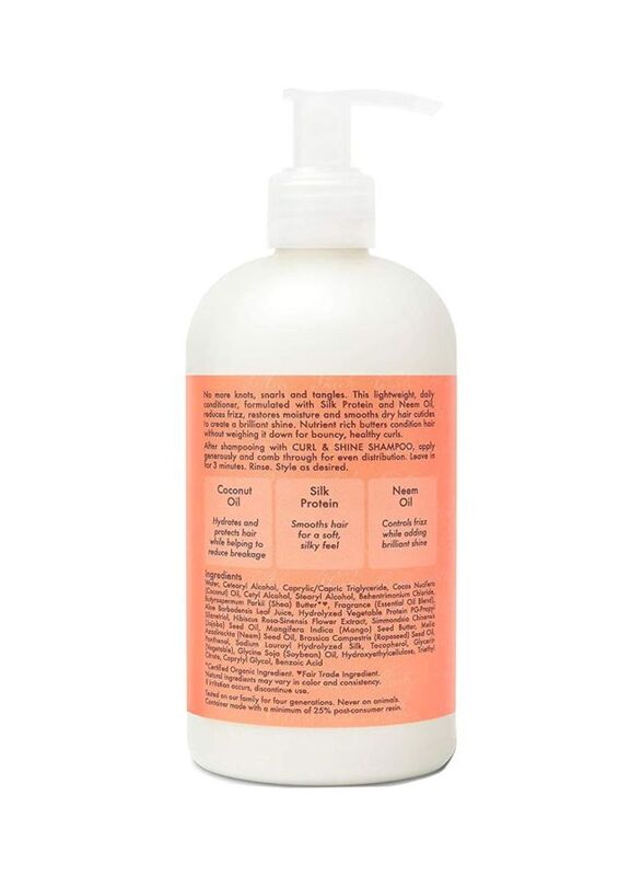 Shea Moisture Coconut and Hibiscus Curl and Shine Conditioner, 13ounce