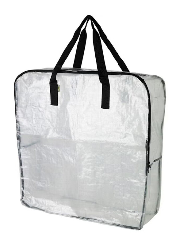 

Generic Storage Bag With Handle, Clear/Black