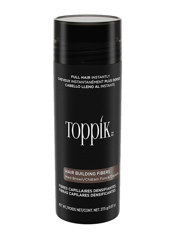 

Toppik Hair Building Fibers for All Hair Types, Dark Brown, 27.5g