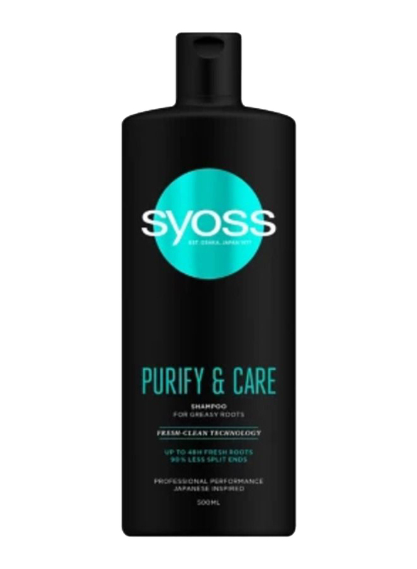 Syoss Purify and Care Shampoo, 500ml