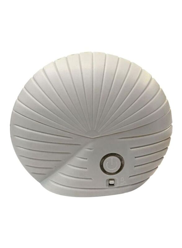 Shell Mini USB Rechargeable Portable Electric Incense Burner, White