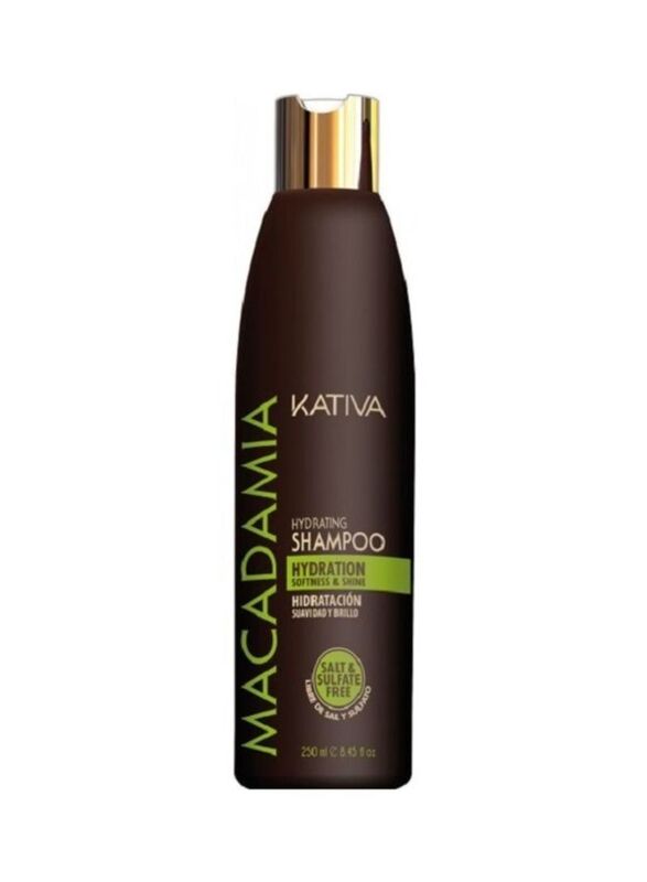 Kativa Macadamia Hydrating Shampoo for All Hair Types, 250ml