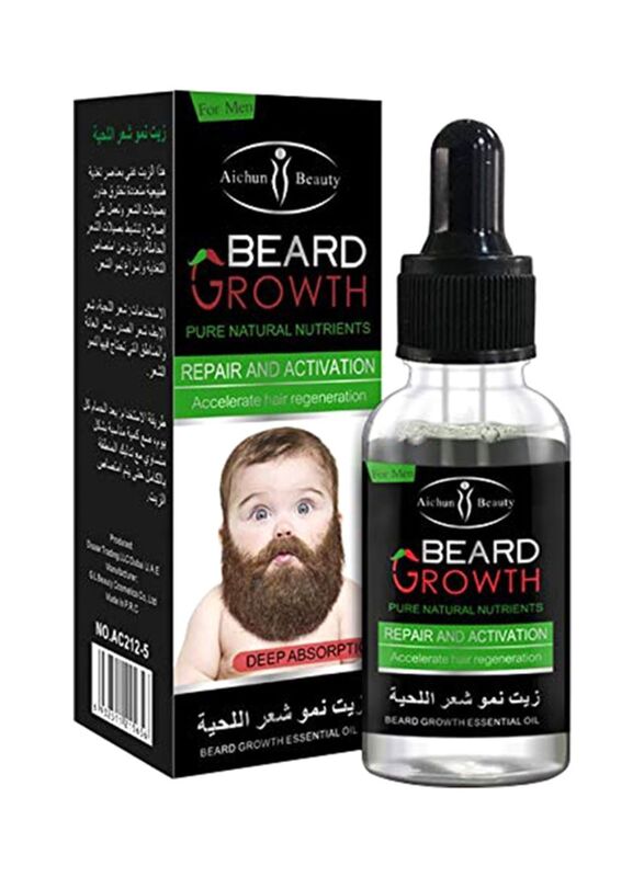 Aichun Beauty Beard Growth Oil, 30ml, 2 Pieces