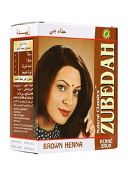 Zubedah Natural Classics Premium Henna Box Set, 10 x 60gm, Brown