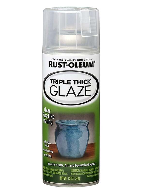 Rust-Oleum Triple Thick Glaze Paint Spray, 340gm, Clear