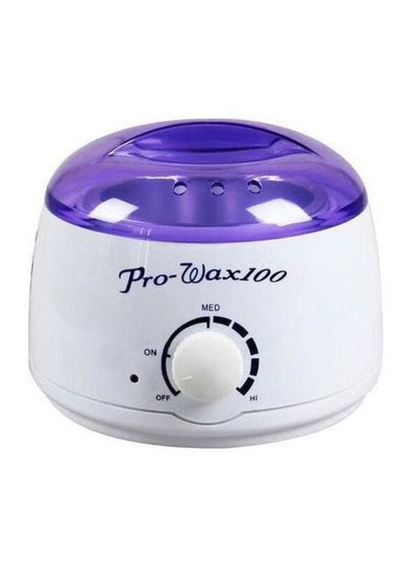 Pro-wax100 Hot Wax Warmer Heater Machine Pot, White/Purple