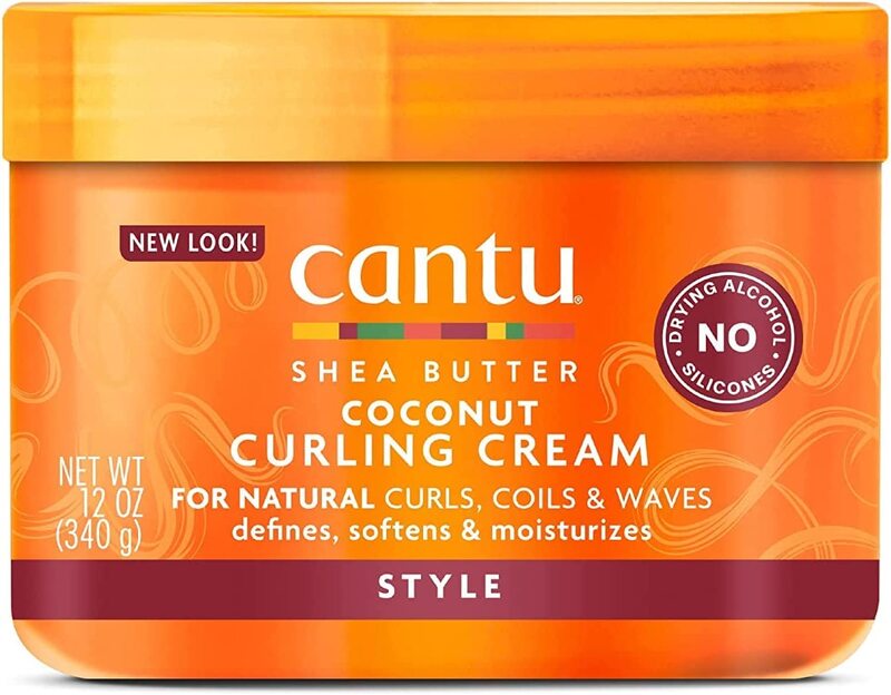 Cantu Shea Butter For Natural Hair Coconut Curling Cream, 340g