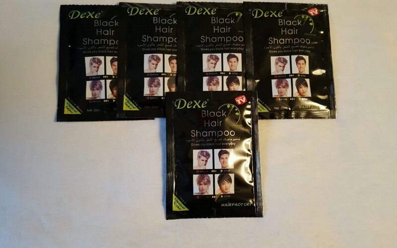 Dexe Hair Color Shampoo, Black, 1 Piece