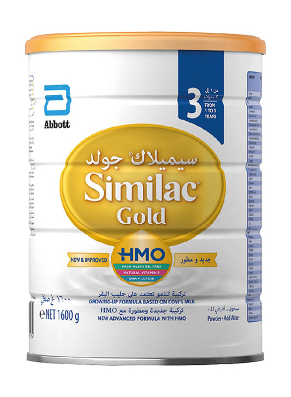 Abbott Similac Gold HMO 3 Milk Formula Powder, 1600g