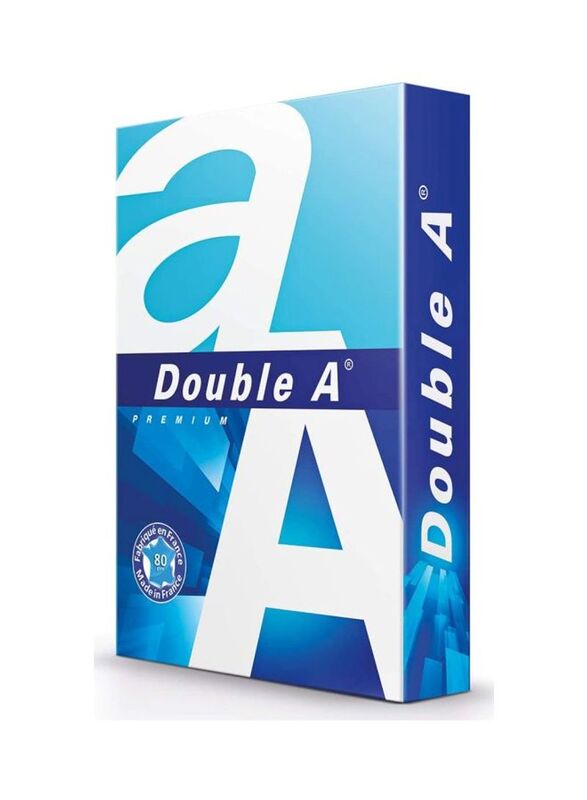 Double A Premium Copy Paper, 500 Sheets, A4 Size, White