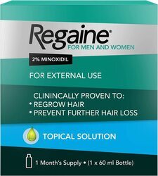 Regaine FOR MEN AND WOMEN Minoxidil 2% Scalp Solution, 60ml