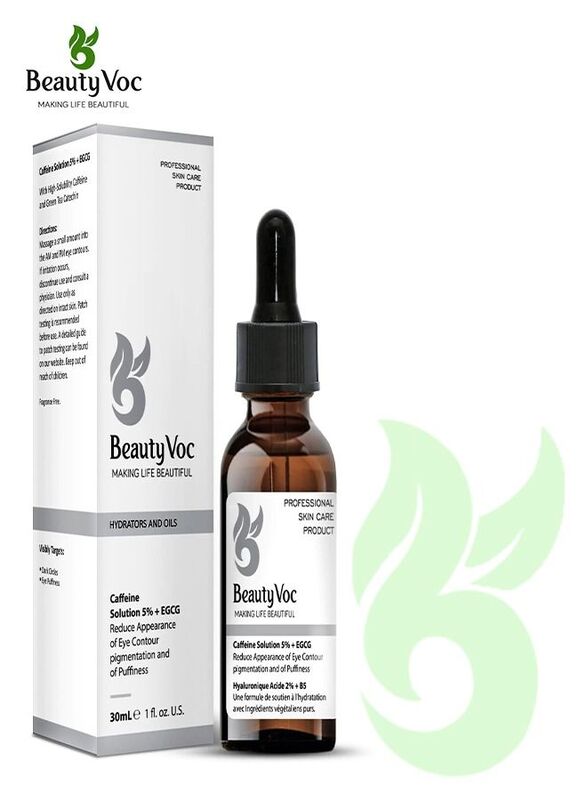 Caffeine Solution 5% + EGCG Serum, Minimize Puffiness and Dark Circles for a Refreshed and Brighter Eye Area, 30ml