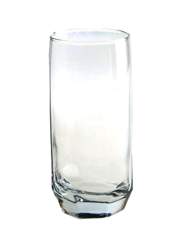 Lav 6-Piece Diamond Glass Set, Clear