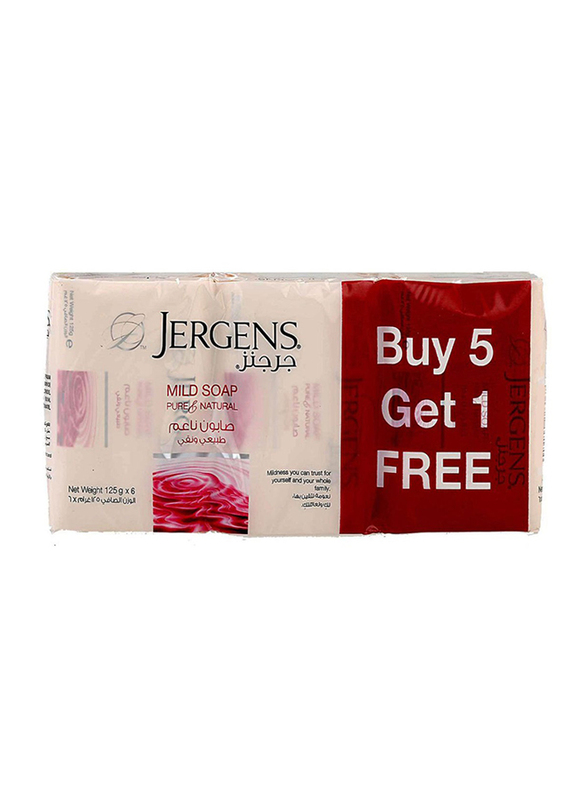 Jergens Mild Soap, 750g, 6 Piece