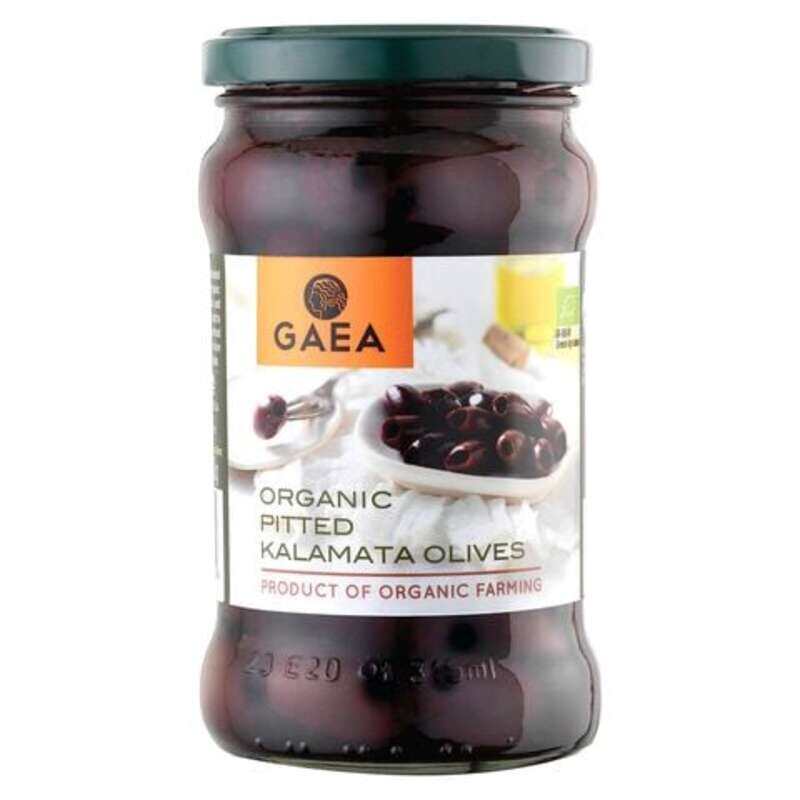 Gaea Organic Pitted Kalamata Olives In Brine 290g