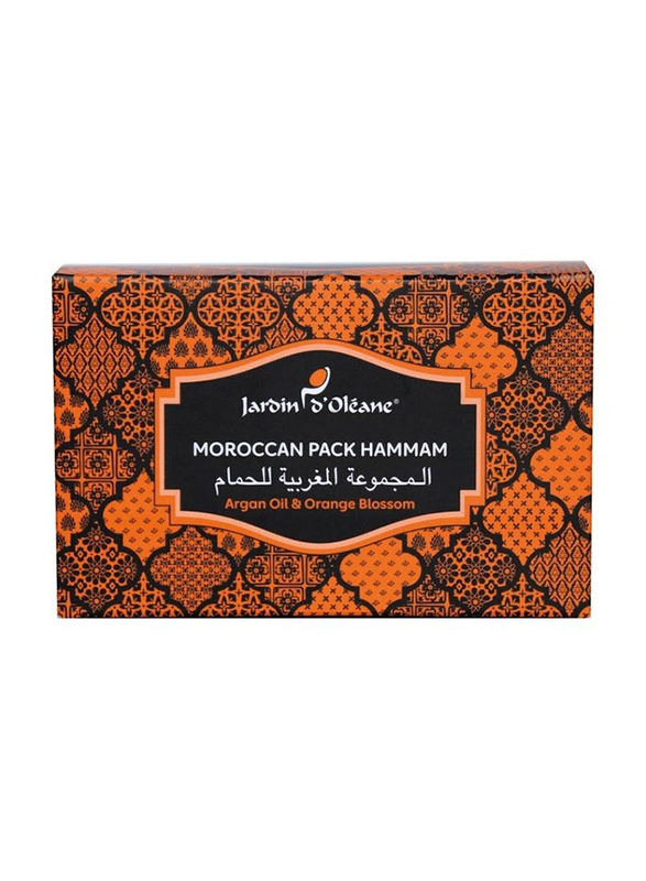 Jardin D Oleane Argan Oil and Orange Blossom Moroccan Pack Hammam, 250ml