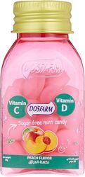 DOSFARM S/F MINT CANDY STRAWBERRY+VITC 22G 6'BOTTLES