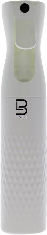 L3vel3 Spray Bottle White Beveled 300 Ml