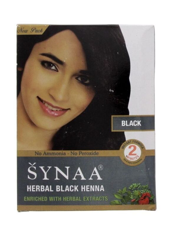 Synaa Herbal Extracts Henna, 230g, Black