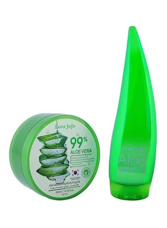 

Love Jojo Aloe Vera Gift Box with Scrub Gel, 2 Pieces