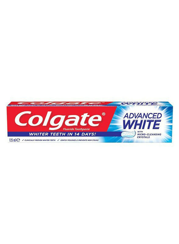 Colgate Advanced Fluoride Toothpaste White, 125ml