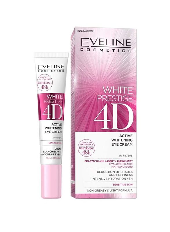 Eveline White Prestige 4D Active Whitening Eye Cream, 20ml