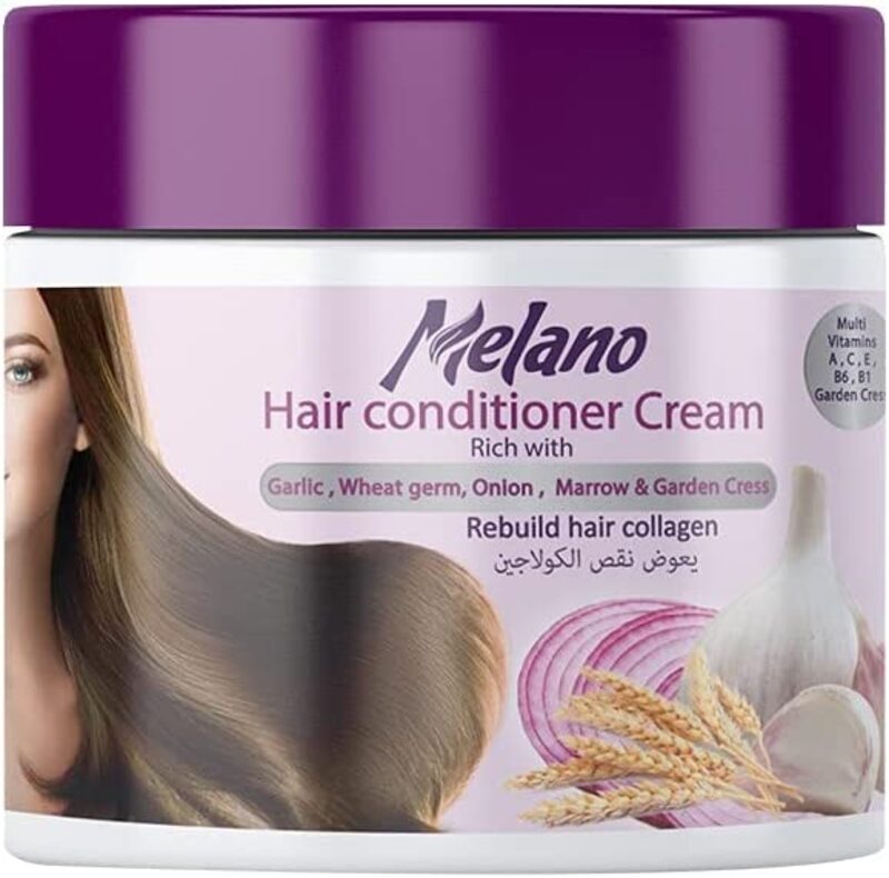 Melano Garlic Marrow & Onion Hair Conditioner Cream, 500ml