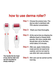 Derma Roller 4 in 1 Titanium Micro Needles with Travel Kit, Set