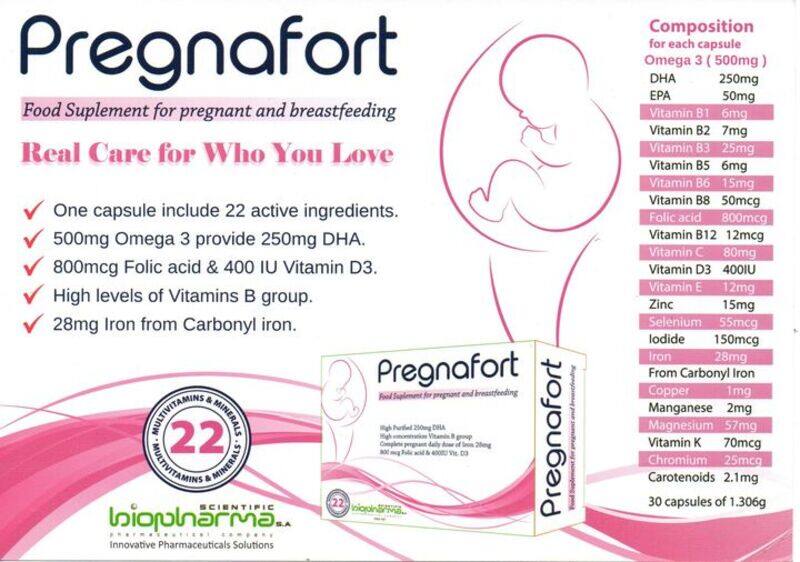 

Generic PREGNAFORT 30 CAPS