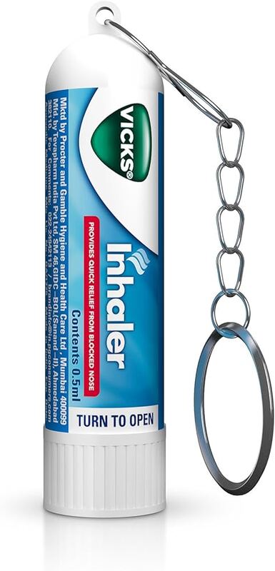 VICKS INHALER TUBE WITH KEYCHAIN