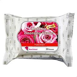 Purederm Rose Make up Cleansing Tissues (30 Tissues)