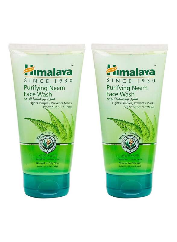 Himalaya Purifying Neem Face Wash, 2 x 150ml