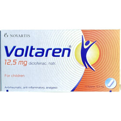 VOLTAREN, 12,5 MG, RECTAL SUPPOSITORIES 10'S