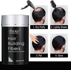 Traotay Dexe Hair Building Fiber for Thinning Hair, Black, 22g