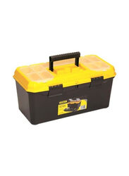 Stanley 16-inch Plastic Tool Box, Yellow/Black