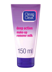 Clean & Clear Deep Action Make-Up Remover Milk, 150ml