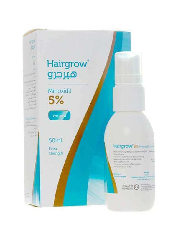 Dar Al Dawa Hairgrow 5% Minoxidil for All Hair Types, 50ml