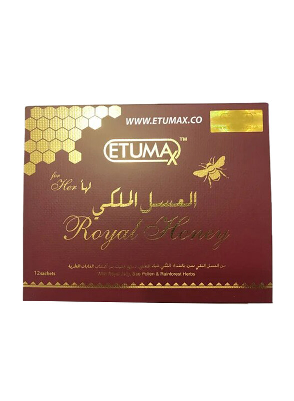 

Etumax Royal Honey Jelly Bee for Women, 12 Sachets