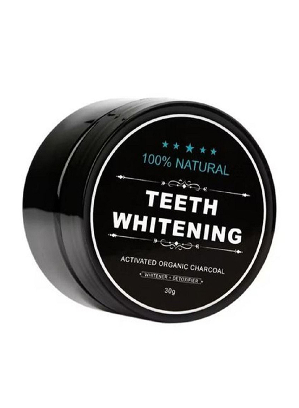 100% Natural Teeth Whitening Charcoal Powder, 30gm