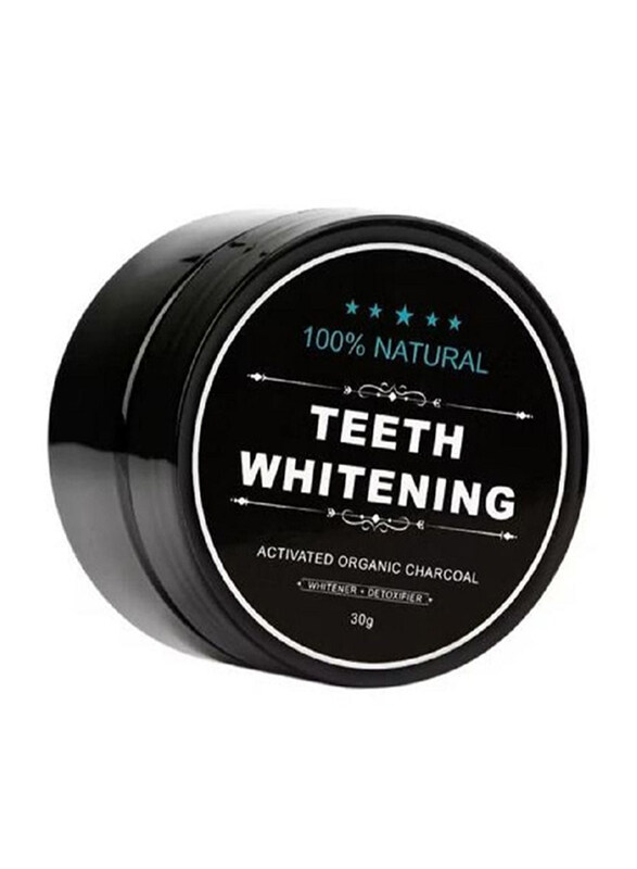 

100% Natural Teeth Whitening Charcoal Powder, 30gm