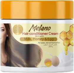 Melano Rich with Milk Honey Eggs Hair Conditioner Cream, One Size