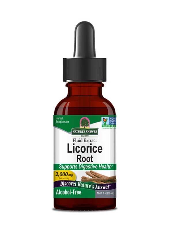 Nature's Answer Licorice Root Alcohol Free Herbal Supplement, 2, 000mg, 30ml