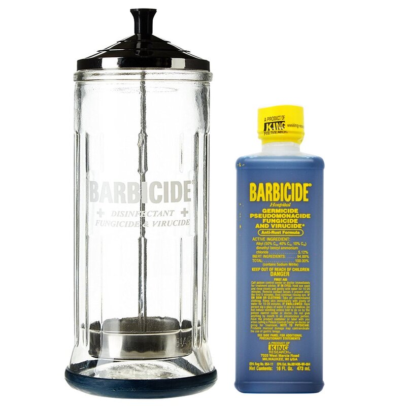 King Research Barbicide Disinfecting Jar - Large