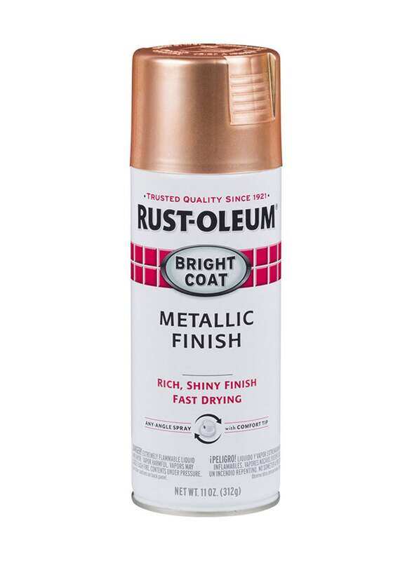 

Rust-Oleum Bright Coat Spray Paint, 11oz, Copper